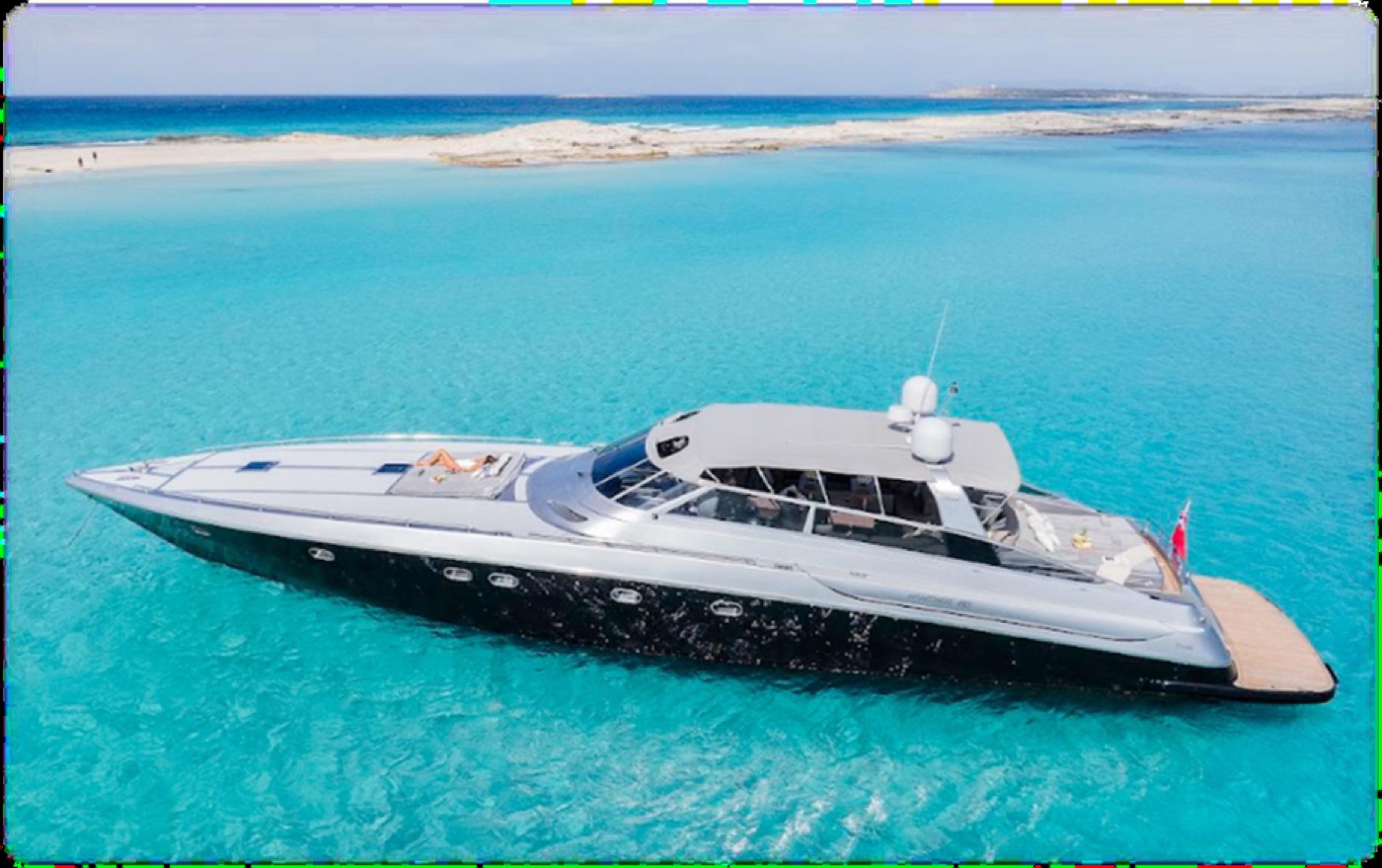 Baia 80 Boss Sea navegando en Ibiza
